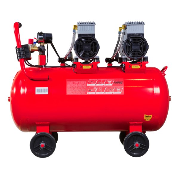 Компрессор воздушный безмасляный малошумный FUBAG OLS 500/100 CM2х2 + Набор пневмоинструмента (5 предметов) в ПОДАРОК в Калининграде фото