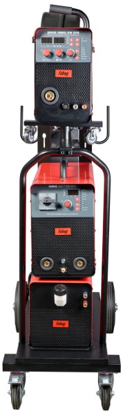 Сварочный полуавтомат INMIG 500T DW SYN + Подающий механизм DRIVE INMIG DW SYN + Шланг-пакет 5 м + Горелка FB 500 3 м + Блок жидкостного охлаждения + Тележка в Калининграде фото