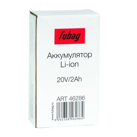Аккумуляторная батарея FLI5S1P1202 Li-ion к бензиновым газонокосилкам FUBAG с электростартером и минирайдеру (20V/2Ah) в Калининграде фото