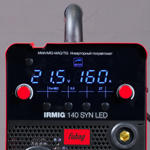 Сварочный полуавтомат FUBAG IRMIG 140 SYN LED с горелкой 150 А в комплекте в Калининграде фото