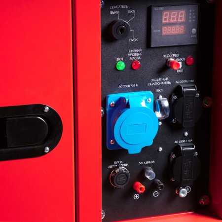FUBAG Дизельный генератор с электростартером и коннектором автоматики DS 6500 AC ES (кожух) в Калининграде фото
