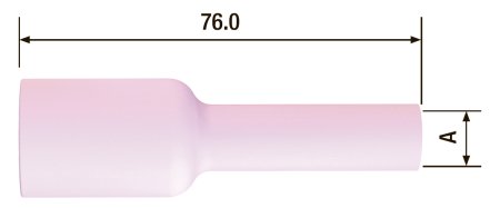 FUBAG Сопло керамическое для газовой линзы №5L ф8 FB TIG 17-18-26 (2 шт.) в Калининграде фото