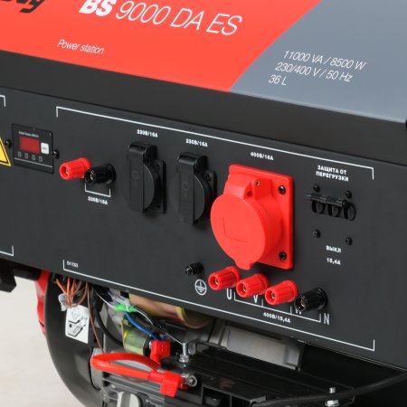 Бензиновый генератор FUBAG BS 9000 DA ES (трехфазный) с электростартером и коннектором автоматики в Калининграде фото