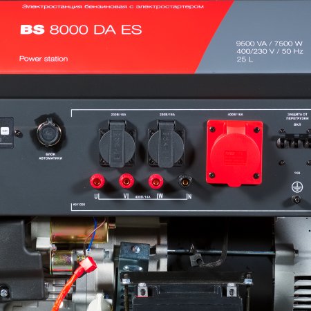 Бензиновый генератор FUBAG BS 8000 DA ES (трехфазный) с электростартером и коннектором автоматики в Калининграде фото