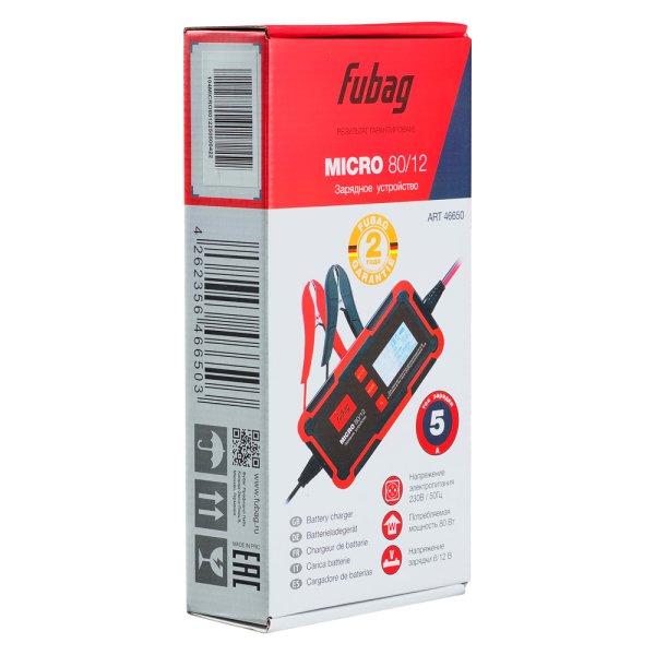 Зарядное устройство FUBAG MICRO 80/12 в Калининграде фото
