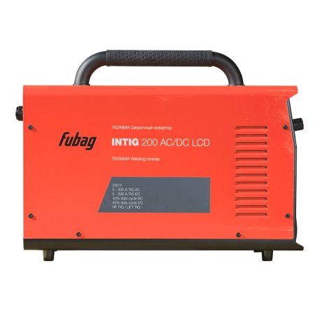 FUBAG Инвертор сварочный INTIG 200 AC/DC Pulse LCD + Горелка FB TIG 26 5P 4m  в Калининграде фото