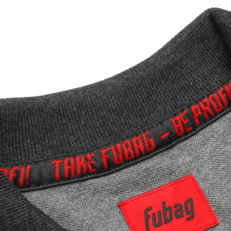 Серая рубашка-поло Fubag с красными пуговицами  размер XXL в Калининграде фото