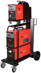 Сварочный полуавтомат INMIG 500T DW SYN + Подающий механизм DRIVE INMIG DW SYN + Шланг-пакет 5 м + Горелка FB 500 3 м + Блок жидкостного охлаждения + Тележка в Калининграде фото