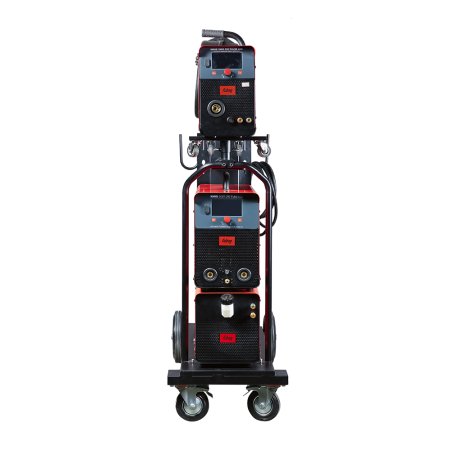 FUBAG Сварочный полуавтомат XMIG 500T DW PULSE + Подающий механизм DRIVE XMIG DW PULSE  + Горелка FB 550W 3m + Блок жидкостного охлаждения Cool XMIG + Шланг-пакет 5 метров 95мм2 14 pol с жидкостным охлаждением + Тележка  в Калининграде фото