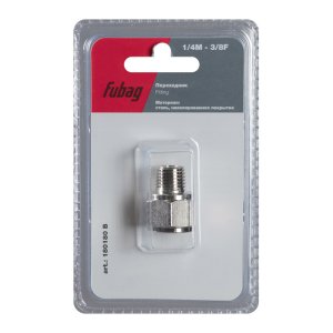FUBAG Переходник 1/4 дюйма M на 3/8 дюйма F, блистер 1 шт в Калининграде фото