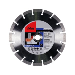 Алмазный отрезной диск FUBAG Universal Extra_ диам. 230/22.2 в Калининграде фото