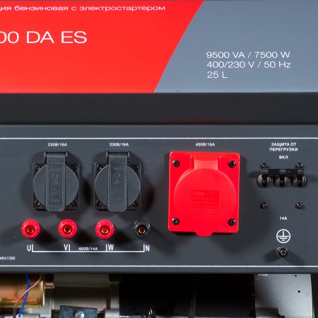 Бензиновый генератор FUBAG BS 8000 DA ES (трехфазный) с электростартером и коннектором автоматики в Калининграде фото