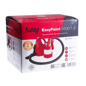 FUBAG Электрический краскораспылитель EasyPaint S500/1.8 с верхним бачком в Калининграде фото