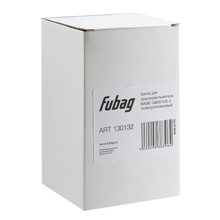 FUBAG Бачок для краскораспылителя BASIC G600, 0.6л полипропиленовый в Калининграде фото