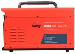 Сварочный полуавтомат INMIG 500T DW SYN + Подающий механизм DRIVE INMIG DW SYN + Шланг-пакет 5 м + Горелка FB 500 3 м + Блок жидкостного охлаждения + Тележка в Калининграде фото